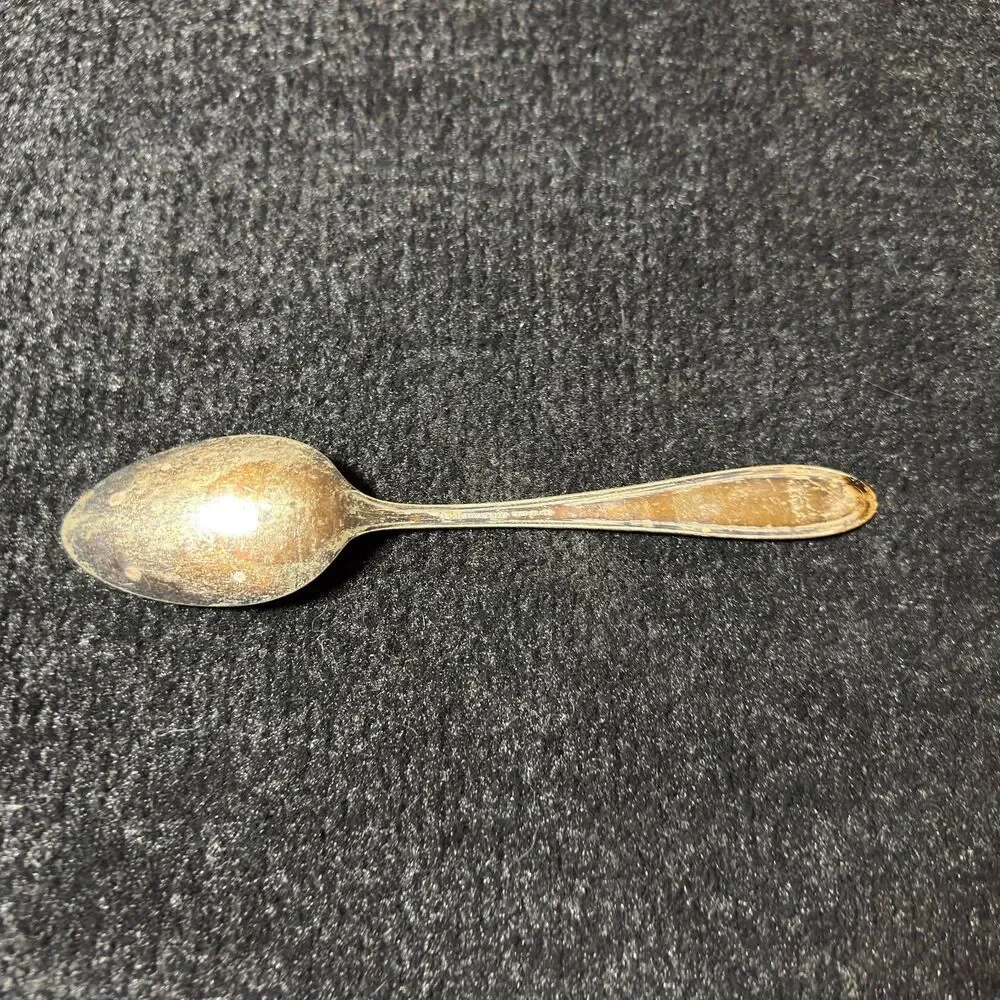 Antique Oneida Community Par Plate Silver Plated Replacement Teaspoon Ornate VTG